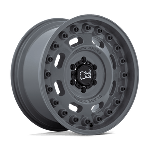 17" Black Rhino Hard Alloys AXLE BATTLESHIP GRAY 6X139.7