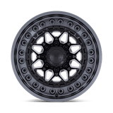 18X9 Black Rhino Hard Alloys ALPHA MATTE BLACK W/ GUNMETAL LIP 8X170