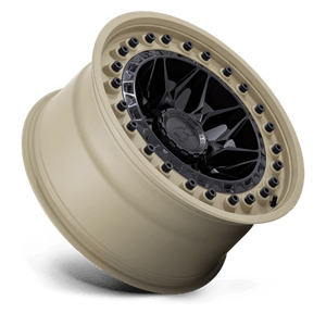 17X9 Black Rhino Hard Alloys ALPHA MATTE BLACK W/ SAND LIP 5X127