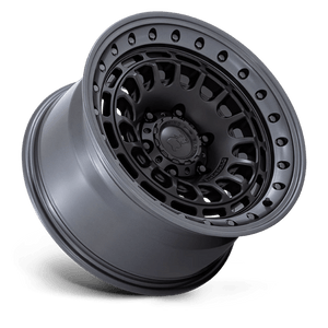 17X9 Black Rhino Hard Alloys BR014 SAHARA MATTE BLACK W/ GUNMETAL LIP 6X139.7