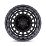 17X9 Black Rhino Hard Alloys BR014 SAHARA MATTE BLACK W/ GUNMETAL LIP 6X114.3