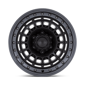 17X9 Black Rhino Hard Alloys BR014 SAHARA MATTE BLACK W/ GUNMETAL LIP 6X114.3