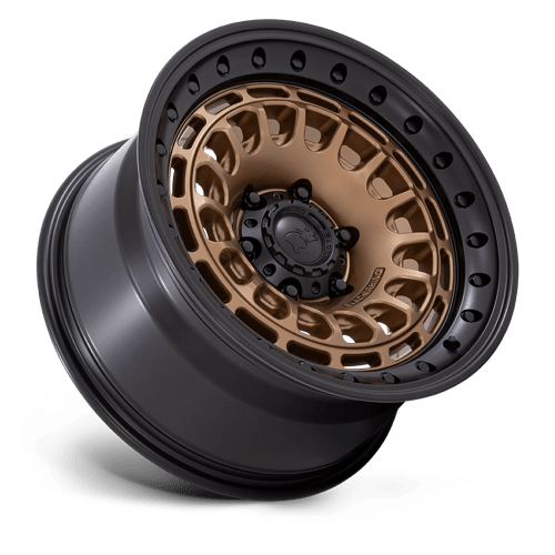 17X9 Black Rhino Hard Alloys BR014 SAHARA MATTE BRONZE W GLOSS BLACK LIP 6X135