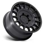 17X8 Black Rhino Hard Alloys BR015 VOLL MATTE BLACK 5X114.3