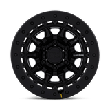 17X8.5 Black Rhino Hard Alloys BR016 TUSK GLOSS BLACK 6X114.3