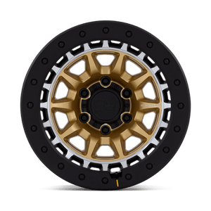 17X8.5 Black Rhino Hard Alloys BR016 TUSK MATTE GOLD W/ MACHINED RING 5X127