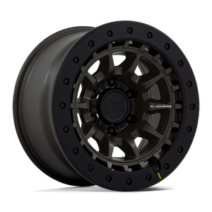 17X8.5 Black Rhino Hard Alloys BR016 TUSK OLIVE DRAB GREEN 5X139.7