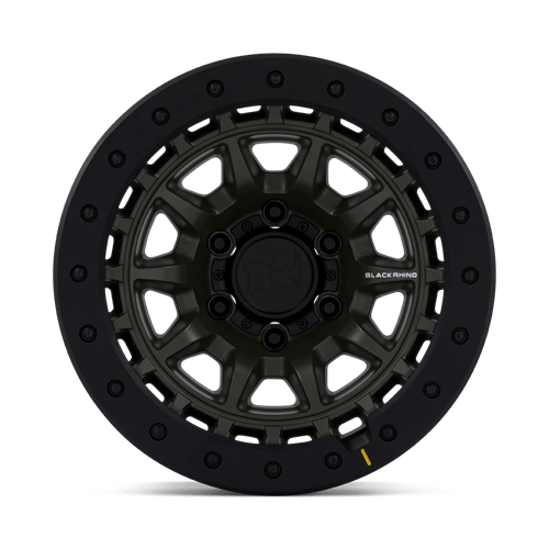 17X8.5 Black Rhino Hard Alloys BR016 TUSK OLIVE DRAB GREEN 6X135