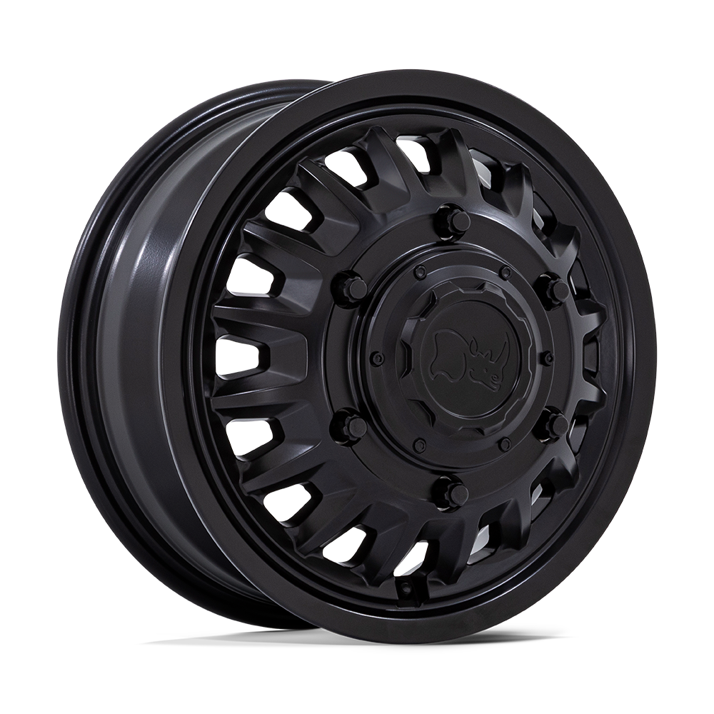 16X6 Black Rhino Hard Alloys BR019 ALISO DUALLY MATTE BLACK 6X205