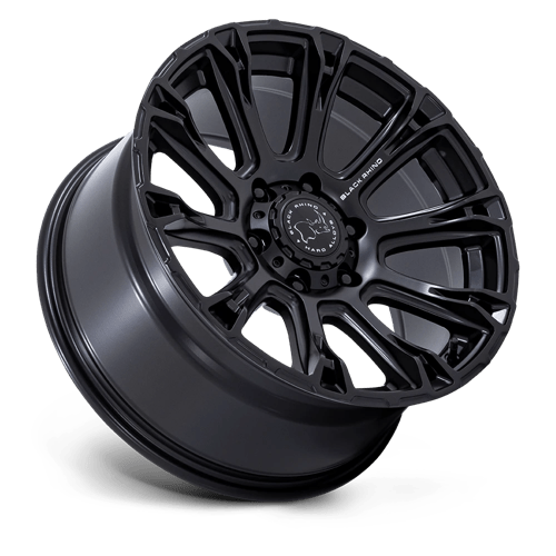 17X9 Black Rhino Hard Alloys BR020 DIAMONDBACK RIMS -  MATTE BLACK 6X114.3