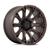 17X8.5 Black Rhino Hard Alloys BR020 DIAMONDBACK RIMS -  BURNT BRONZE 6X114.3