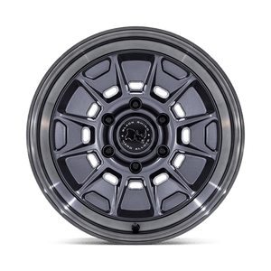 17X8.5 Black Rhino Hard Alloys BR021 MONDO MATTE GUNMETAL W/ G-GRAY LIP 6X139.7