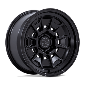 18X9 Black Rhino Hard Alloys BR021 MONDO MATTE BLACK W/ GLOSS BLACK LIP 6X139.7