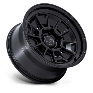 17X9 Black Rhino Hard Alloys BR021 MONDO MATTE BLACK W/ GLOSS BLACK LIP 6X139.7