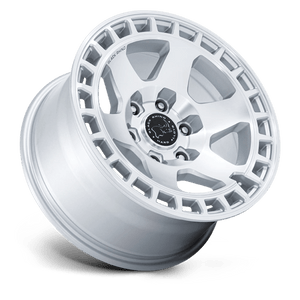 17X9 Black Rhino Hard Alloys BR022 BAHARI GLOSS SILVER W/ MACHINED FACE 6X135