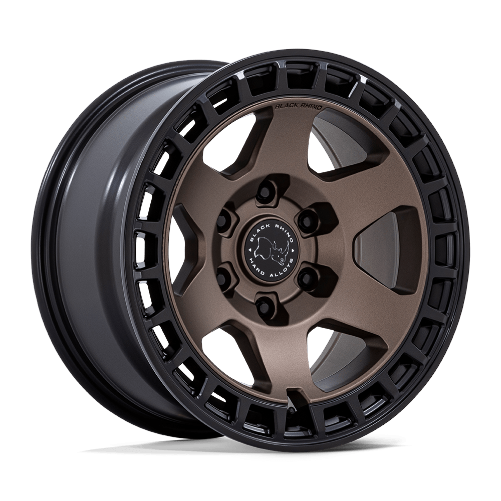 17X8.5 Black Rhino Hard Alloys BR022 BAHARI BURNT BRONZE W/ MATTE BLK-LP 5X127