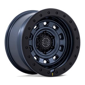 17X9 Black Rhino Hard Alloys BR023 XPLORER METALLIC BLUE W/ MATTE BLACK L 6X139.7