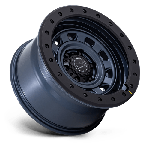 17X9 Black Rhino Hard Alloys BR023 XPLORER METALLIC BLUE W/ MATTE BLACK L 6X135