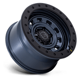 17X9 Black Rhino Hard Alloys BR023 XPLORER METALLIC BLUE W/ MATTE BLACK L 6X135