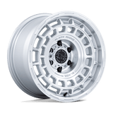 20X8.5 Black Rhino Hard Alloys BR024 AWOL SILVER W/ MACHINED FACE 5X114.3