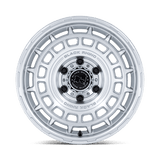 17X8.5 Black Rhino Hard Alloys BR024 AWOL SILVER W/ MACHINED FACE 5X114.3