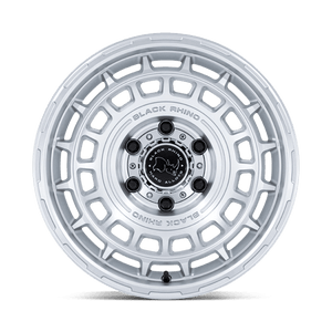17X8.5 Black Rhino Hard Alloys BR024 AWOL SILVER W/ MACHINED FACE 6X139.7