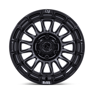 20X9 Black Rhino Hard Alloys BR025 RIVAL MATTE GUNMETAL W/ MATTE BLK-LP 5X127
