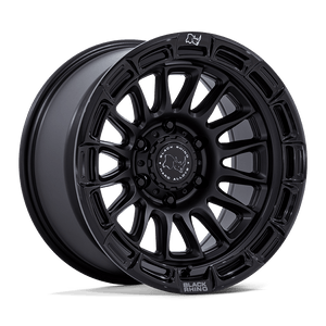 17X8.5 Black Rhino Hard Alloys BR025 RIVAL MATTE BLACK W/ GLOSS BLK-LP 6X139.7