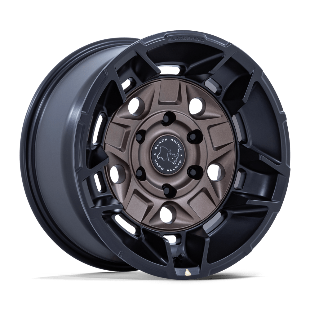 17X8.5 Black Rhino Hard Alloys BR028 GUARD BURNT BRONZE W/ MATTE BLK-LP 6X135