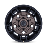 17X8.5 Black Rhino Hard Alloys BR028 GUARD BURNT BRONZE W/ MATTE BLK-LP 5X114.3