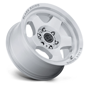 17X8 Black Rhino Hard Alloys BR031 SOL GLOSS SILVER W/ MACHINED FACE 5X120