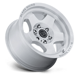 17X8 Black Rhino Hard Alloys BR031 SOL GLOSS SILVER W/ MACHINED FACE 5X130