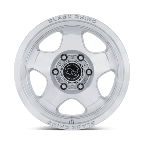 17X9 Black Rhino Hard Alloys BR031 SOL GLOSS SILVER W/ MACHINED FACE 6X120