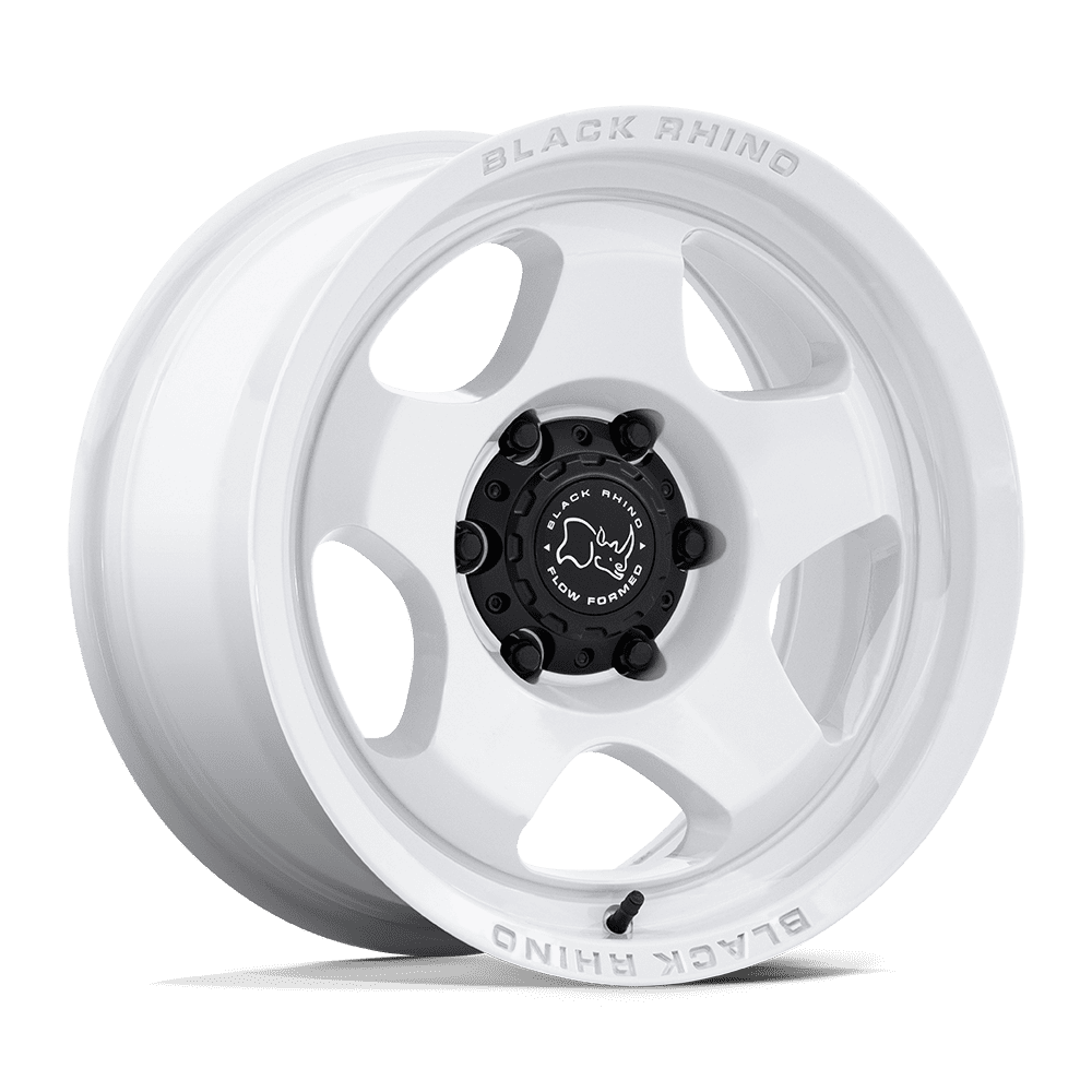 17X8 Black Rhino Hard Alloys BR031 SOL GLOSS WHITE 5X114.3