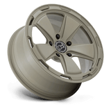 18X8 Black Rhino Hard Alloys TAIGA MATTE STONE GRAY 5X130