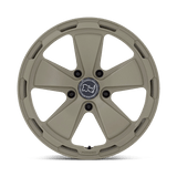 18X8 Black Rhino Hard Alloys TAIGA MATTE STONE GRAY 5X130