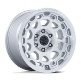 17X8.5 Black Rhino Hard Alloys BR026 CONGO GLOSS SILVER W/ MACHINED FACE 5X114.3