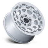 17X8.5 Black Rhino Hard Alloys BR026 CONGO GLOSS SILVER W/ MACHINED FACE 5X114.3