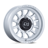 14X7 Black Rhino Hard Alloys - UTV RAPID UTV HYPER SILVER W/ MACHINED FACE 4X156