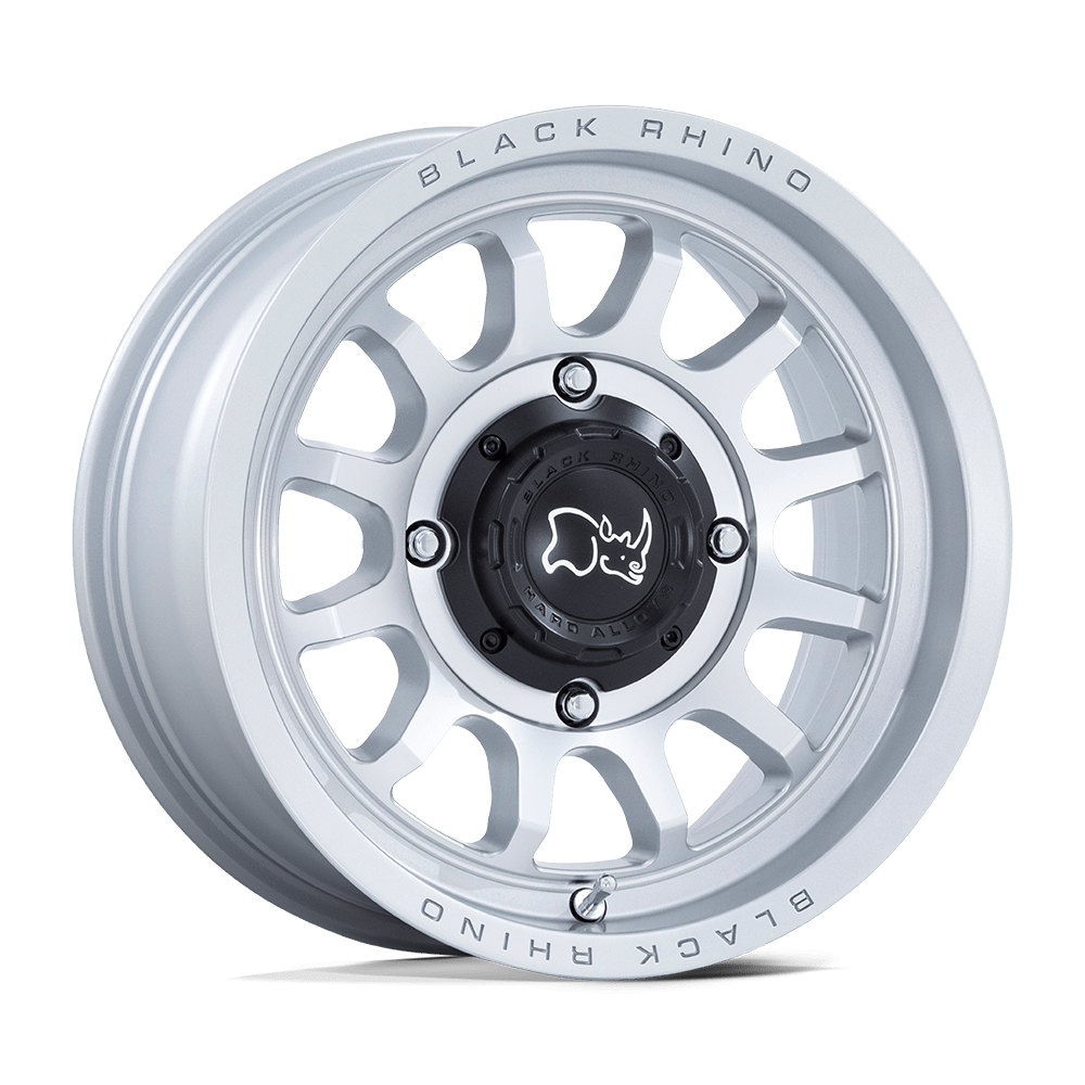 15X7 Black Rhino Hard Alloys - UTV RAPID UTV HYPER SILVER W/ MACHINED FACE 4X156