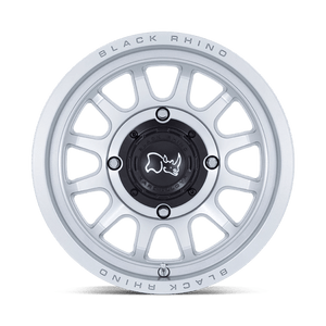 15X7 Black Rhino Hard Alloys - UTV RAPID UTV HYPER SILVER W/ MACHINED FACE 4X110