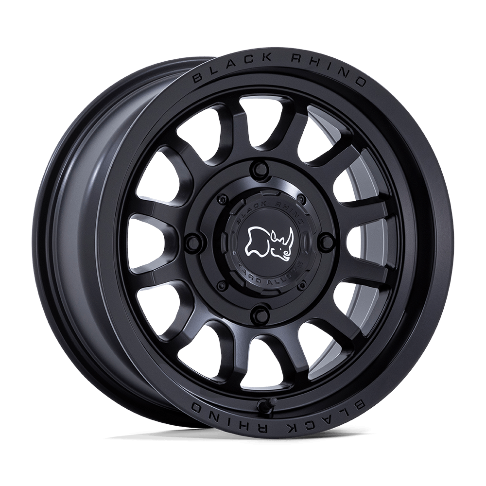 15X7 Black Rhino Hard Alloys - UTV RAPID UTV MATTE BLACK 4X110