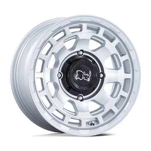 15X7 Black Rhino Hard Alloys - UTV CHAMBER UTV HYPER SILVER W/ MACHINED FACE 4X156