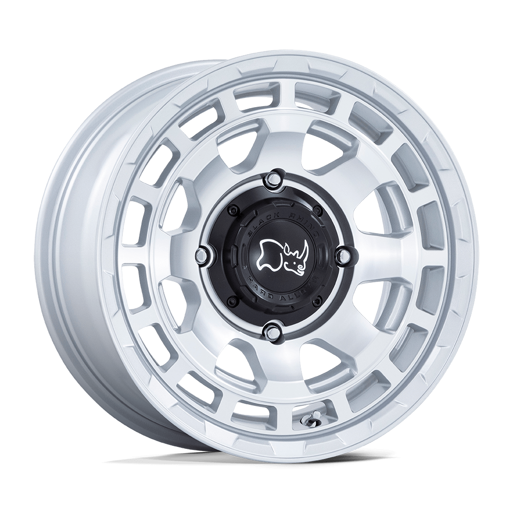 14X7 Black Rhino Hard Alloys - UTV CHAMBER UTV HYPER SILVER W/ MACHINED FACE 4X137