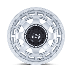 15X7 Black Rhino Hard Alloys - UTV CHAMBER UTV HYPER SILVER W/ MACHINED FACE 4X110