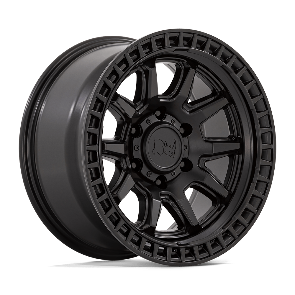 17X8.5 Black Rhino Hard Alloys CALICO MATTE BLACK 5X114.3