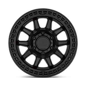 17X8.5 Black Rhino Hard Alloys CALICO MATTE BLACK 5X114.3