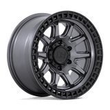 17X8.5 Black Rhino Hard Alloys CALICO MATTE GUNMETAL W/ M-BLACK LIP 6X139.7