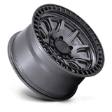 17X8.5 Black Rhino Hard Alloys CALICO MATTE GUNMETAL W/ M-BLACK LIP 6X139.7