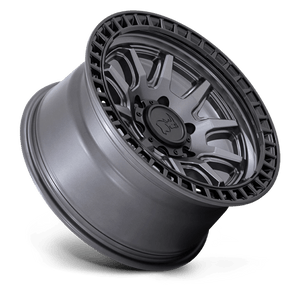 17X8.5 Black Rhino Hard Alloys CALICO MATTE GUNMETAL W/ M-BLACK LIP 5X120